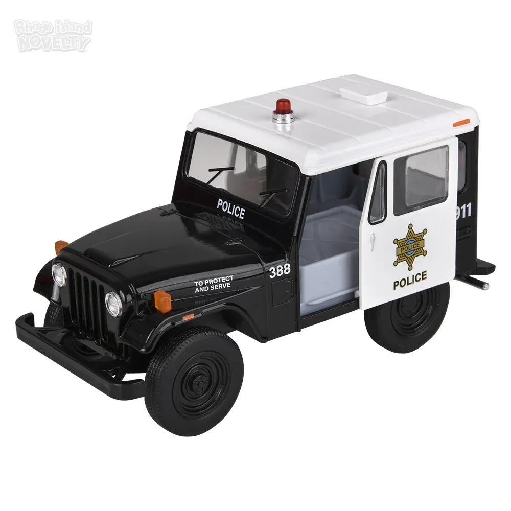 5\" Die-Cast Pull Back 1971 Jeep DJ-5B Police product image