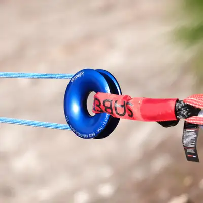 Mile Marker Mile Marker Ezy-Glide 12,500 WLL Recovery Ring & Bag - Blue
