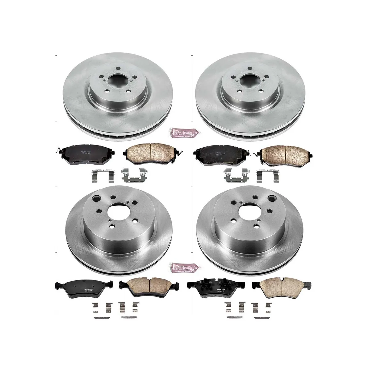 Z17 Direct Replacement Kit: Rotors; Ceramic Pads W/Hardware product image