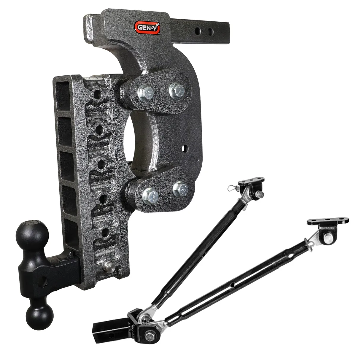 The BOSS TORSION-FLEX 25in Shank 75in Drop 17K TW 16K Hitch and GH-051 Versa-Ball and GH-032 Pintle Lock product image