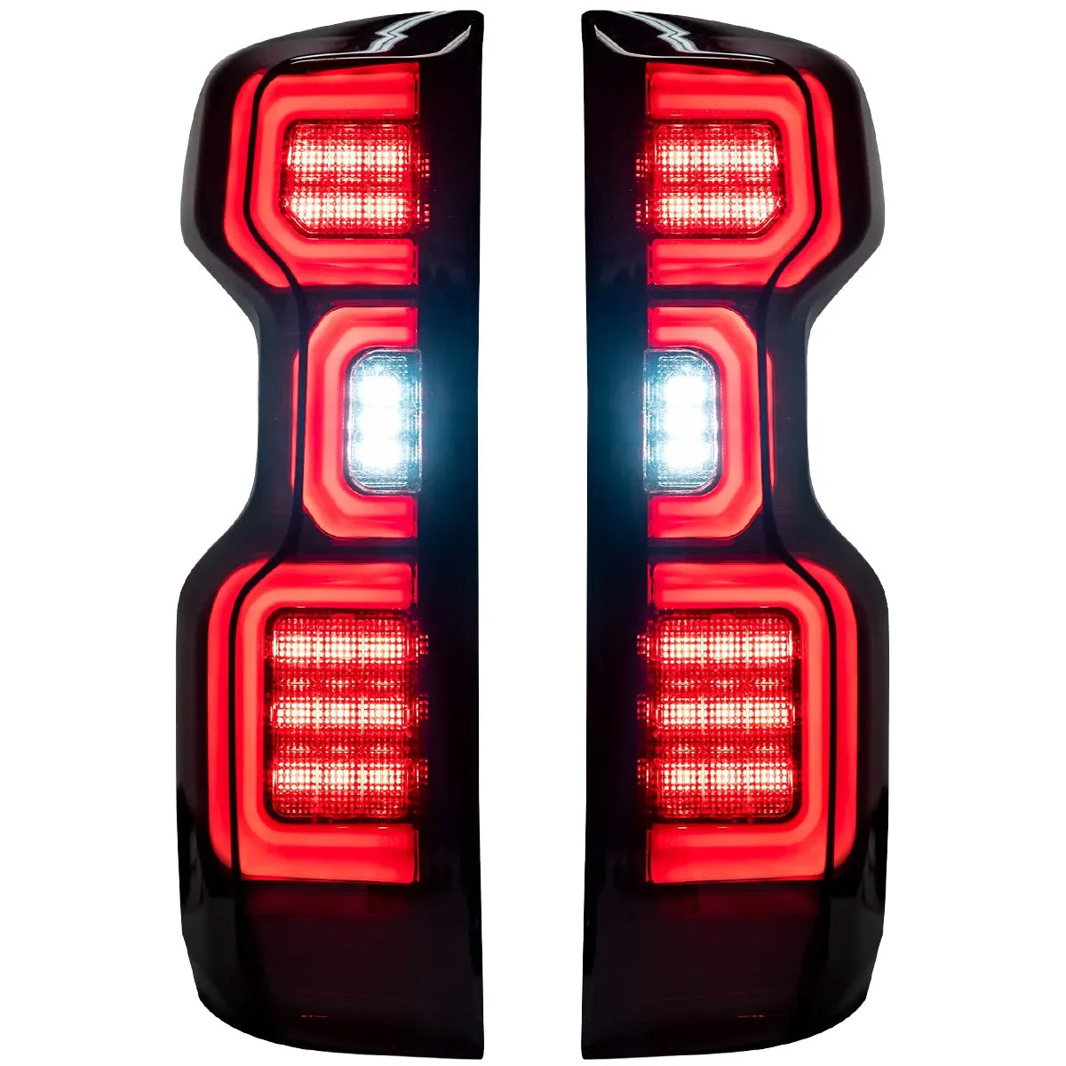 Chevy Silverado 2500/3500 20-23 Ultra Bright OLED Tail Lights (Replaces Factory/OEM Halogen Tail Lights Only) - Multiple Lens product image