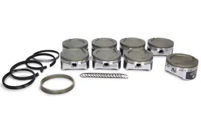 United Engine & Machine Co LS 6.0/6.2L Dish Forged Piston/Ring Set 4.030