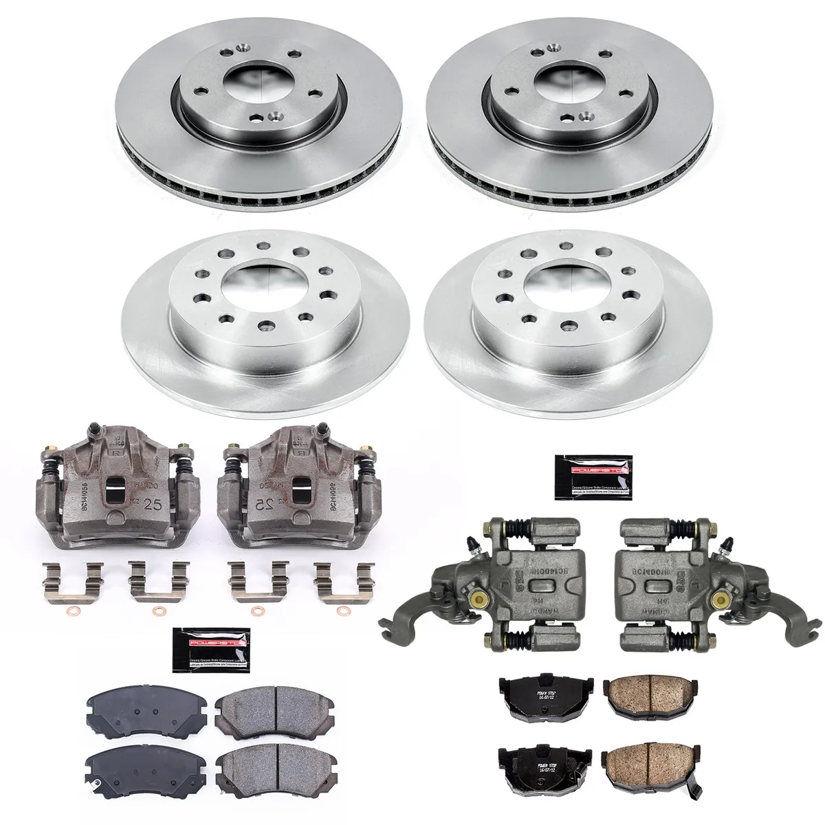 Z17 Direct Replacement Kit: Rotors; Ceramic Pads; Calipers product image