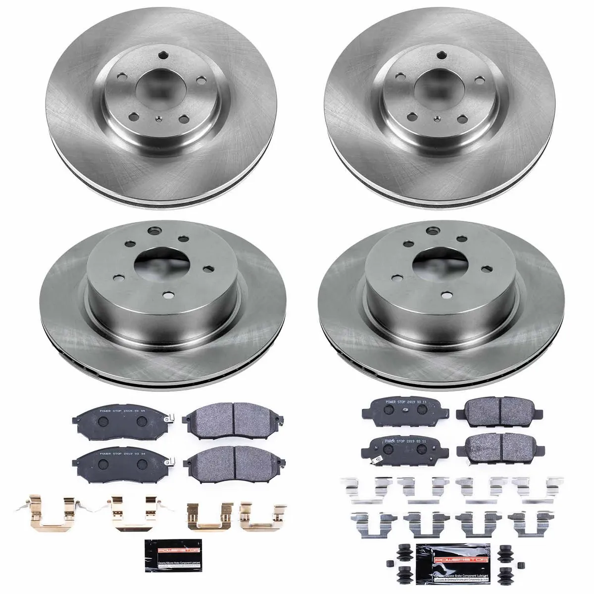 Track Day Spec Kit-Stage 2 Kit For Spec Racing Series/Advanced Track Day Enthusiasts: Rotors And Pads-For Use W/Race Tires product image