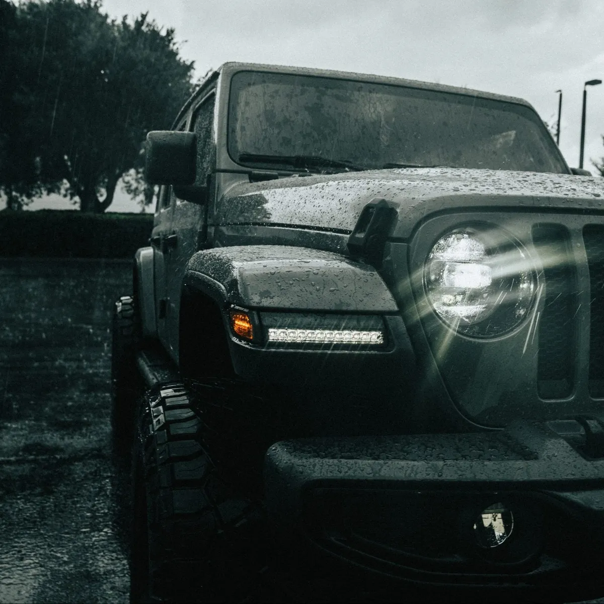 Jeep Wrangler JL 18-25 Ultra Bright White DRL Oled Amber Scanning Switchback Turn Signals Fender Lights (Replaces OEM Halogen) - Multiple Lens product image