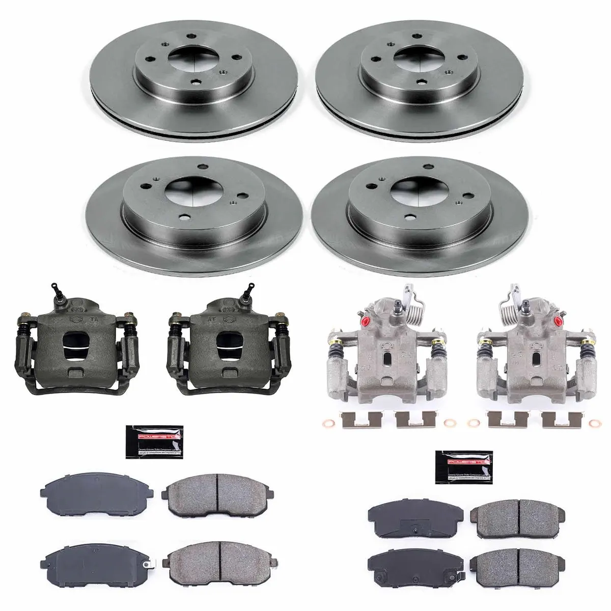 Z17 Direct Replacement Kit: Rotors; Ceramic Pads; Calipers product image