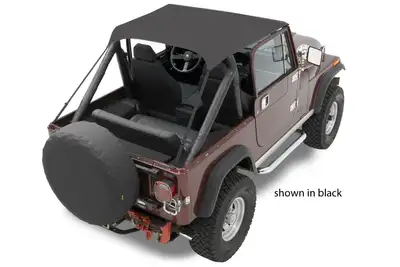 Bestop Jeep CJ7 Bikini Top Traditional Bikini Top For Jeep 1976-1986 CJ7 Tan Bestop