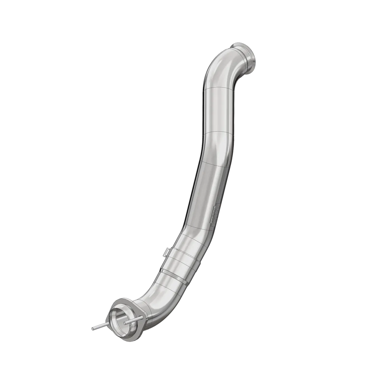 Armor Lite Turbocharger Down Pipe; 4 in. Diameter; Fully Sealed Tubing; Heavy Duty Steel; Aluminized; product image