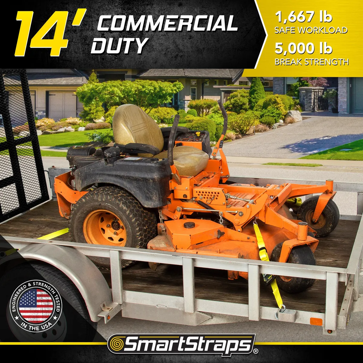 14ft 5000lb Ratchetx Ratchet Tie Down 2 pk Yellow product image