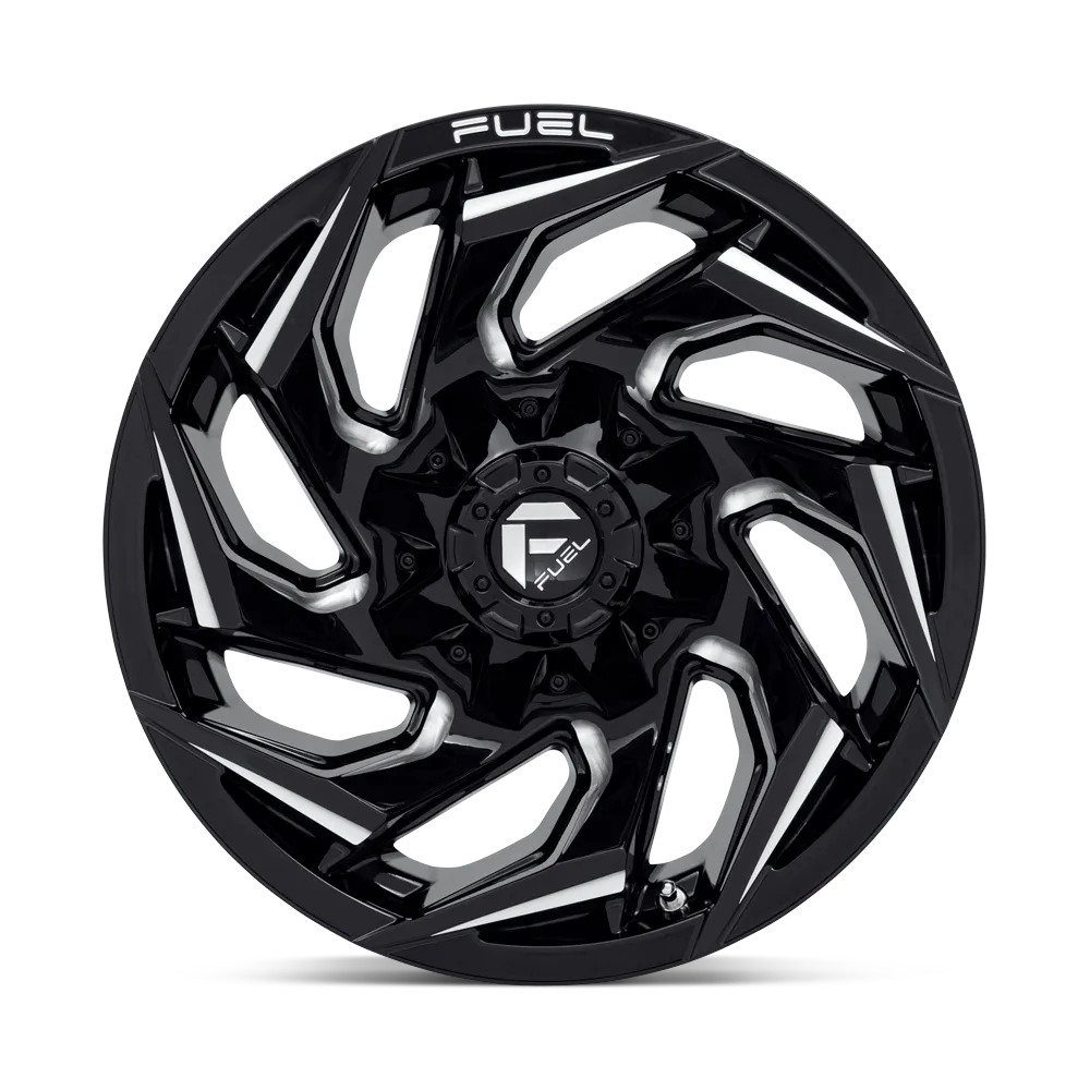 Fuel Wheels | Reaction | Gloss Black Milled product image