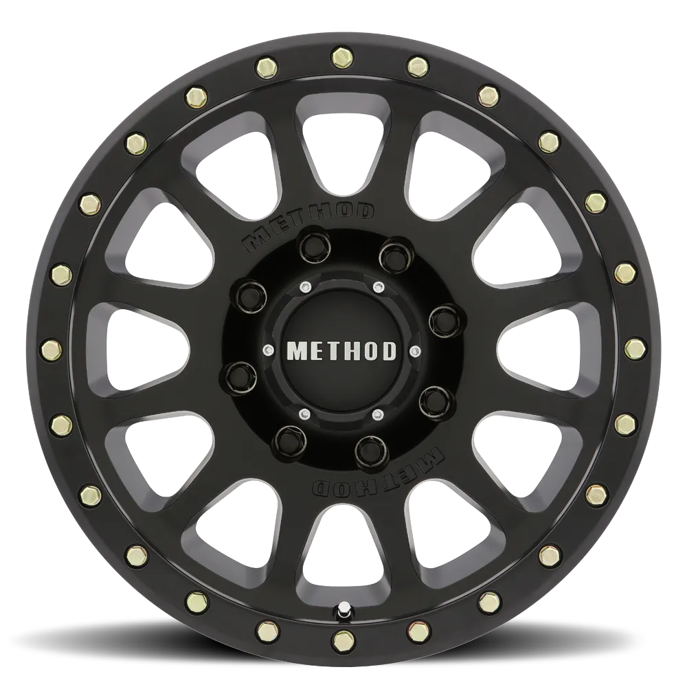 Aluminum Wheels 18x9 NV HD MR305 Bolt Pattern 8 On 165.1 Offset 18 Lip Size 1.38 Matte Black MB Method product image