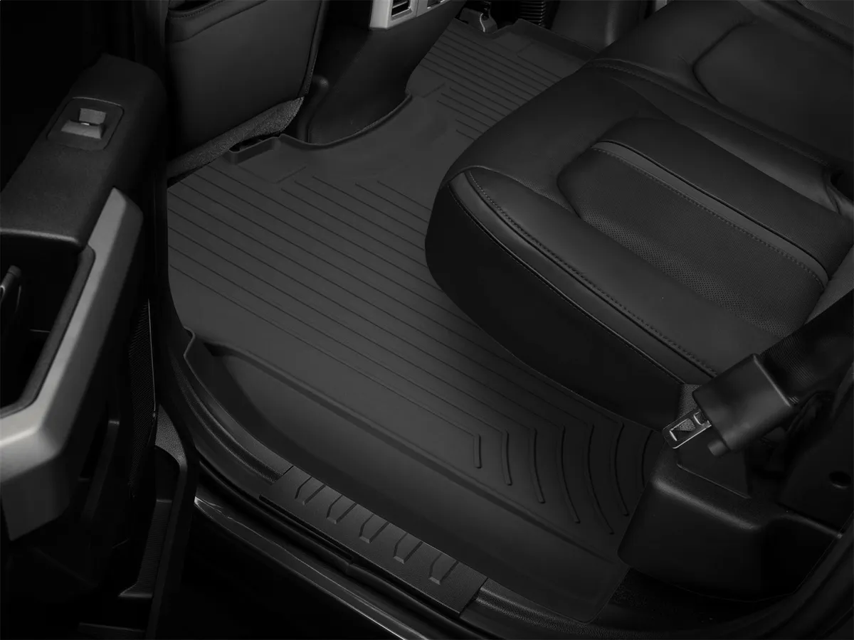 Black Rear 3D Floor Mats Ford F-150 2015 + product image