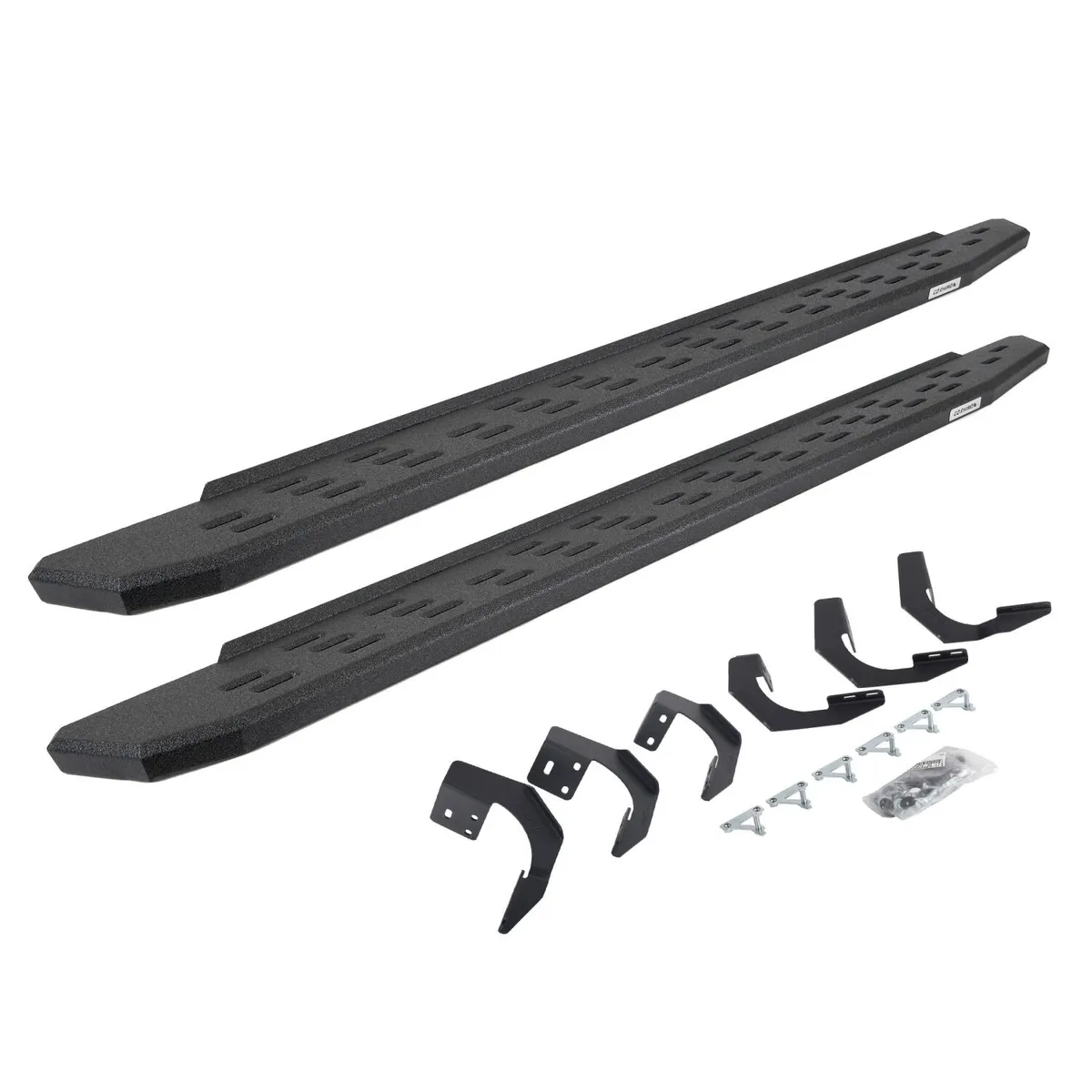 Go Rhino Go Rhino 69629980T - RB30 Running Boards with Mounting Bracket Kit - Protective Bedliner Coating