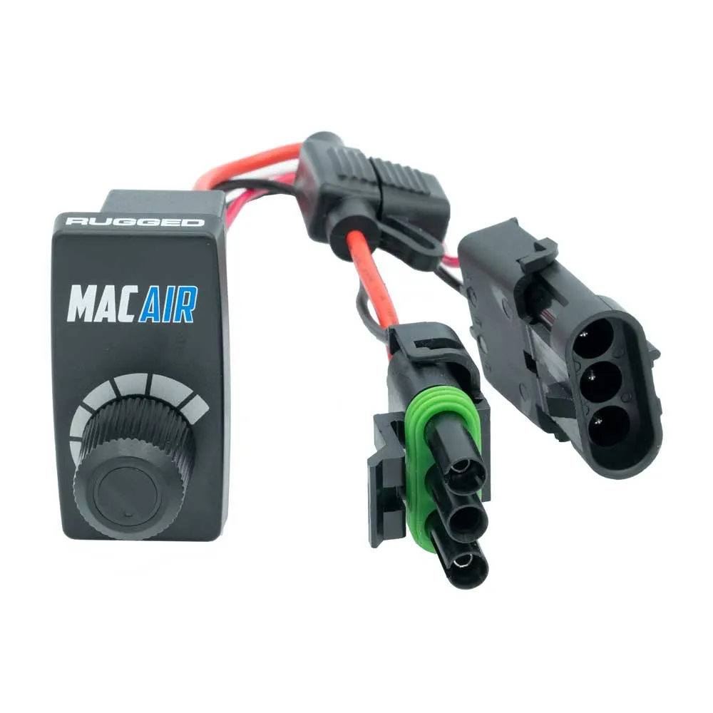 Rocker Switch Variable Speed Controller (VSC) for MAC Helmet Air Pumper - Complete Switch & Wiring Harness product image