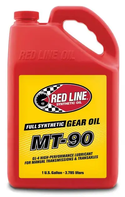 Red Line Oil 75W90 Gear Oil MT-90 Manual Transmission GL-4 1 Gallon Red Line Oil