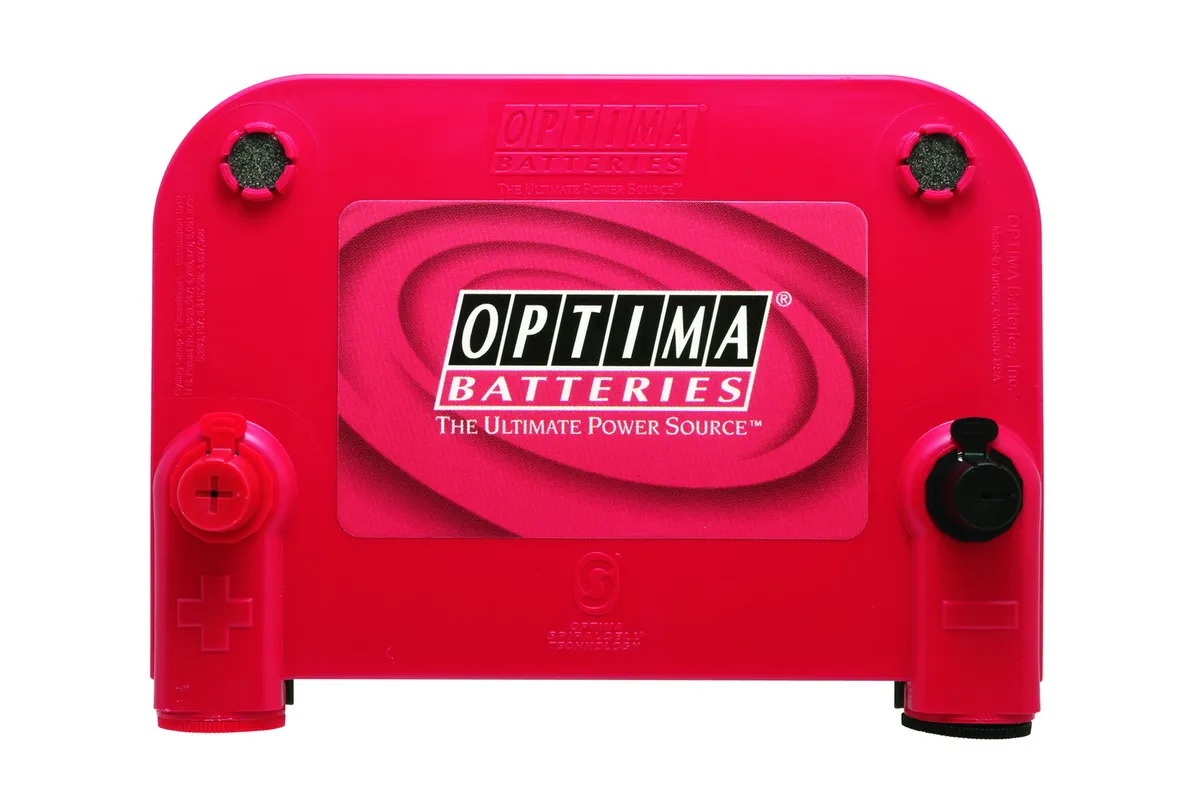RedTop® Battery; UNBOXED; Group 75/25; Cold Crank Amps 720; Crank Amps 910; Reserve Capacity 90; Ampere Hour 44; Dual Terminal; L-9 5/16 in.; W-6 13/16 in.; H-7 5/8 in.; product image