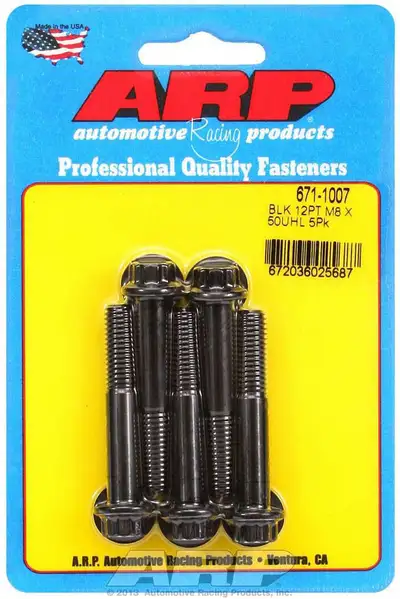 ARP Auto Racing Bolt Kit - 12pt. (5) 8mm x 1.25 x 50mm