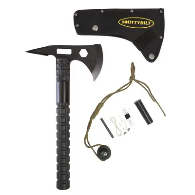 Smittybilt Trail Axe W/Blade Sheath; 402 Stainless Blade