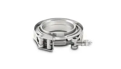 Vibrant Performance V-Band Flange Assembly; 2 in. OD Tubing; 2.5625 in. Flange OD; 304 Stainless Steel;