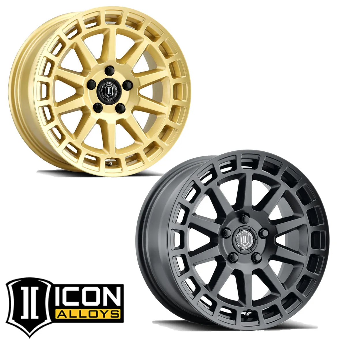 Icon Alloys Journey Gls Gld 17 X 8 / 5 X 108 / 38 Mm / 6in Bs product image