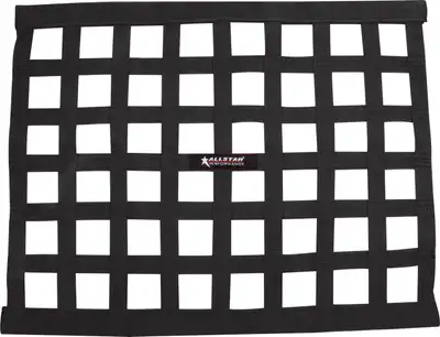 Allstar Performance Window Net Ribbon Style 18 x 24 Black Non-SFI