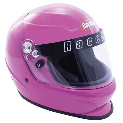 Racequip Pro Youth jr Fullface Model Sfi 24.1 Auto Racing Helmet Hot Pink