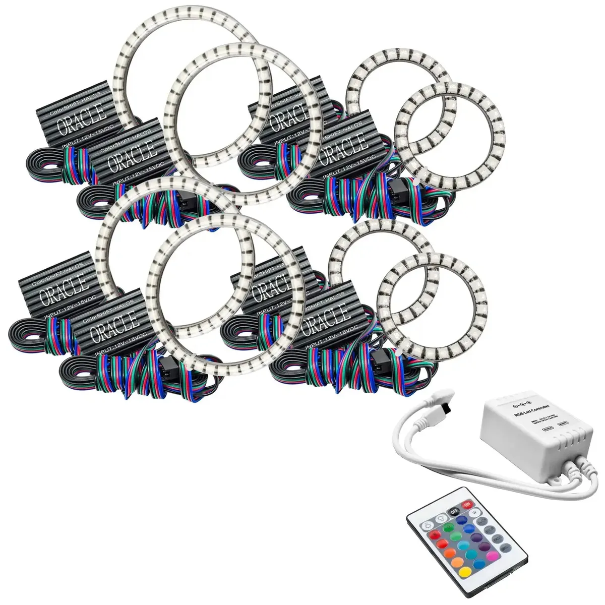 Oracle Lighting Vector Series Grill ColorSHIFT Halo LED Kit w/BC1 Controller - JT/JL/JK product image