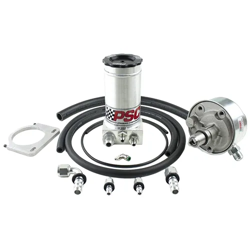 PSC Motor Sports Remote‑Fill Power Steering Pump & Reservoir Kit – Dodge Cummins (1994–2002)