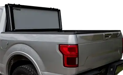 ACCESS LOMAX™ Stance™ Hard Tri-Fold Cover; Black Urethane Finish; Split Rail;