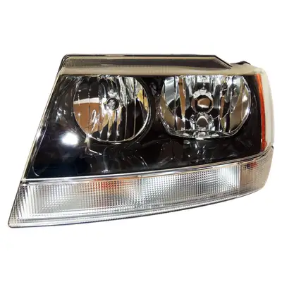 Crown Automotive Jeep Replacement Left Headlight W/O Headlamp Leveling For Jeep 0204 WJ Grand Cherokee