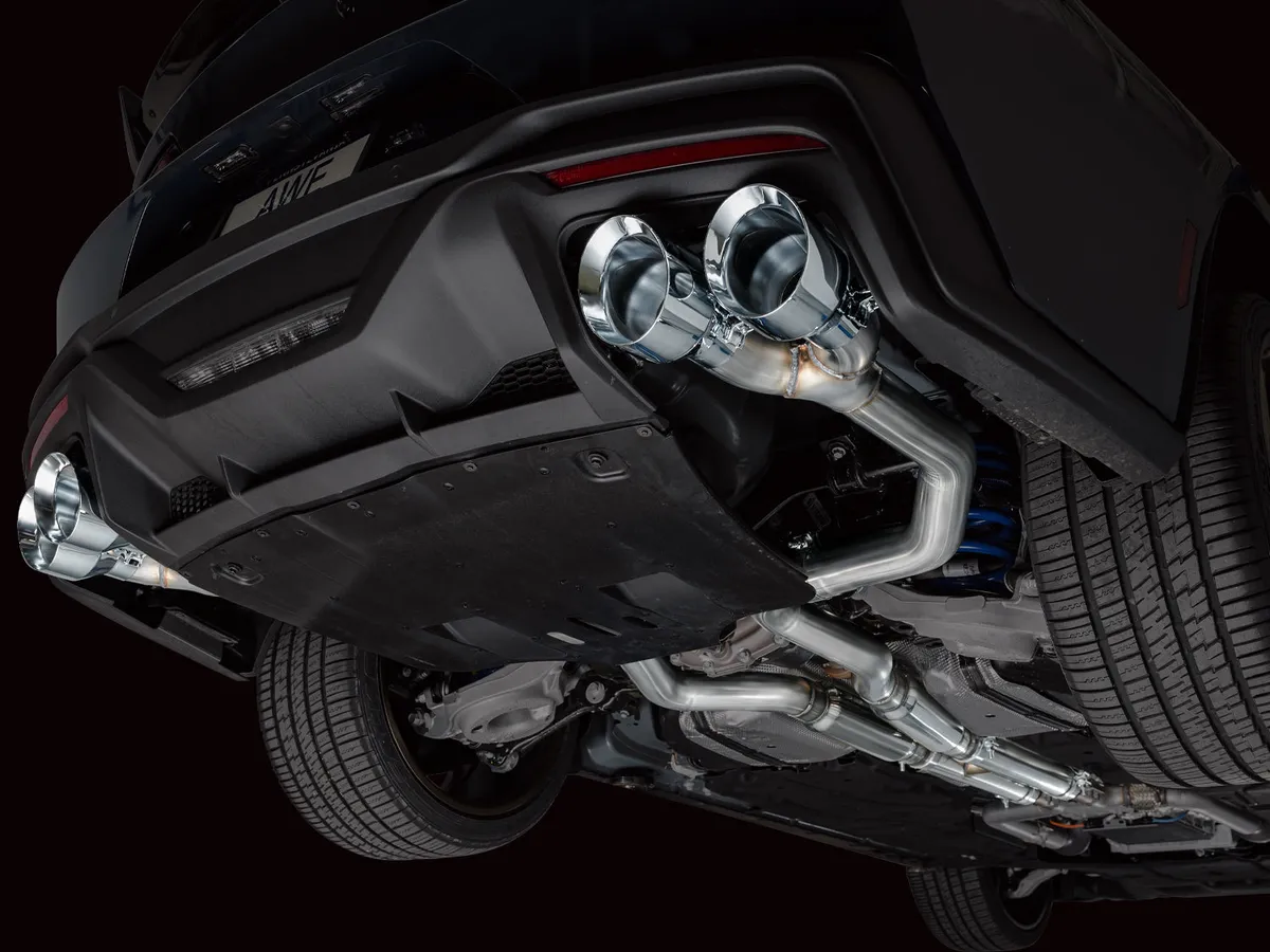 AWE SwitchPath™ Exhaust for S650 Ford Mustang Dark Horse - Quad Diamond Black Tips product image