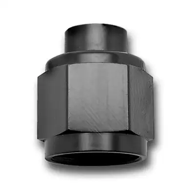 Edelbrock 10an Flared Tube Cap Assembly - Black