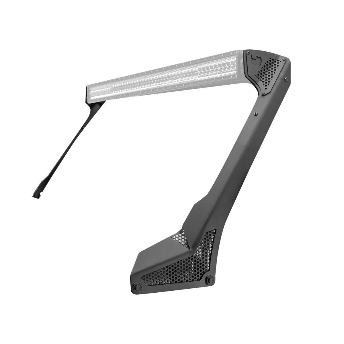 18c Wrangler Jlu Black xe Series Windshield LED Light Bar Mount Bracket product image