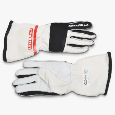 Pyrotect Glove PRO 2 Layer White Large SFI-5