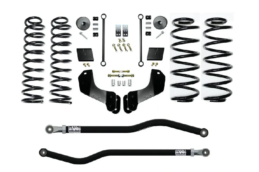 EVO Manufacturing Jeep Wrangler 2.5 Inch Diesel JL Lift Kit Enforcer Suspension Systems - Jeep Wrangler Unlimited
