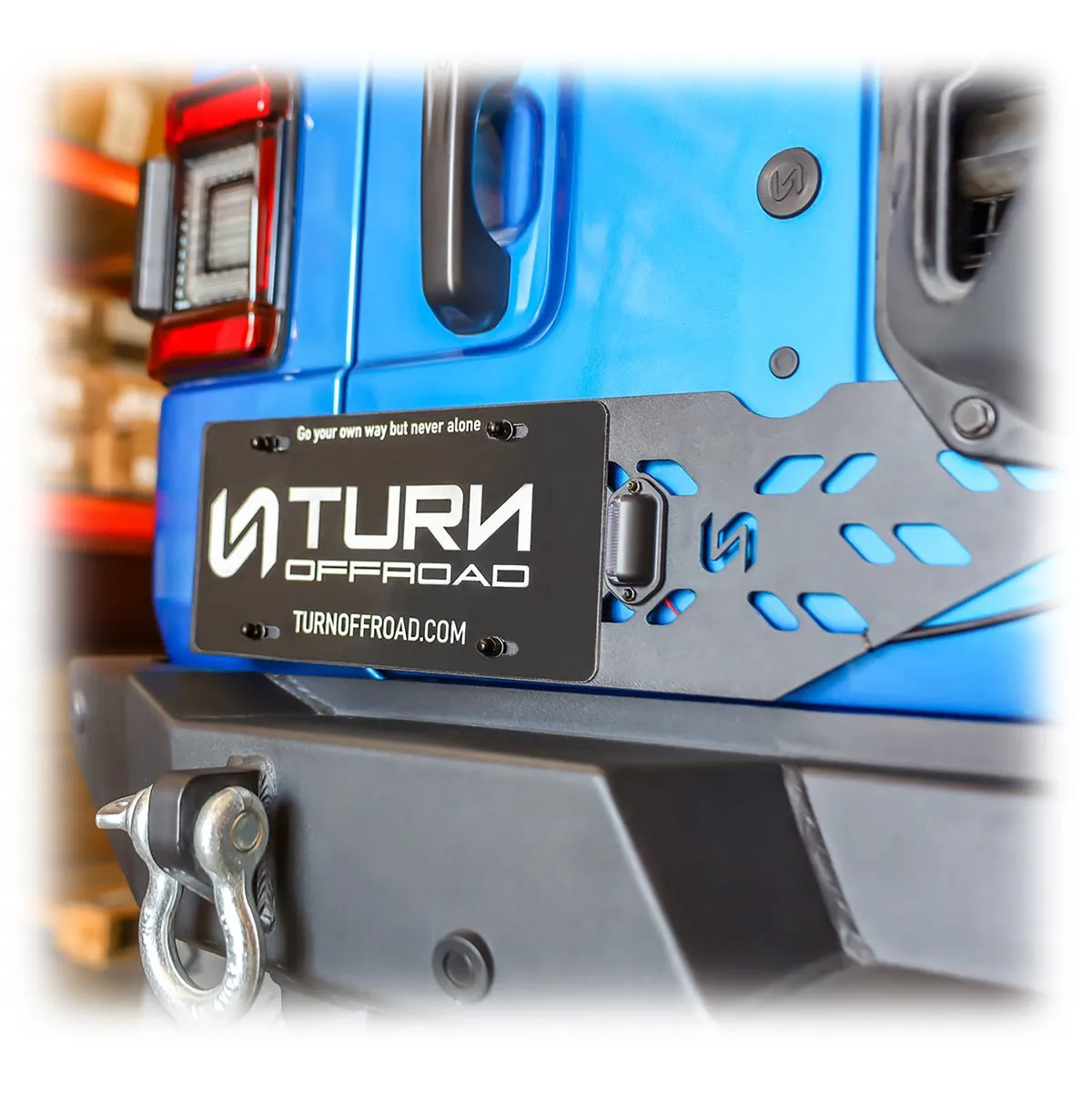 Turn Offroad License Plate Relocation Kit for Jeep Wrangler JL (2018-2026) product image