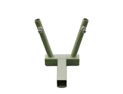 Steinjager Steinjäger Hitch Mount Flag Holder 2 Flags Locas Green