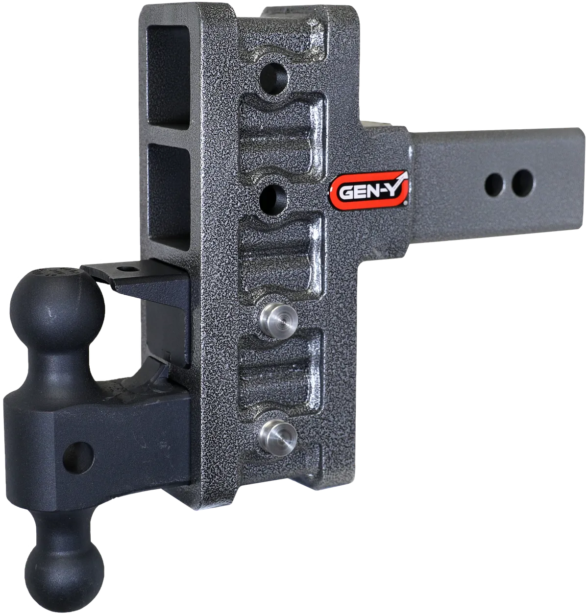 MEGA-DUTY 3in Shank 6in Offset Drop 35K TW 32K Hitch and GH-0161 Versa-Ball and GH-0162 Pintle Lock product image