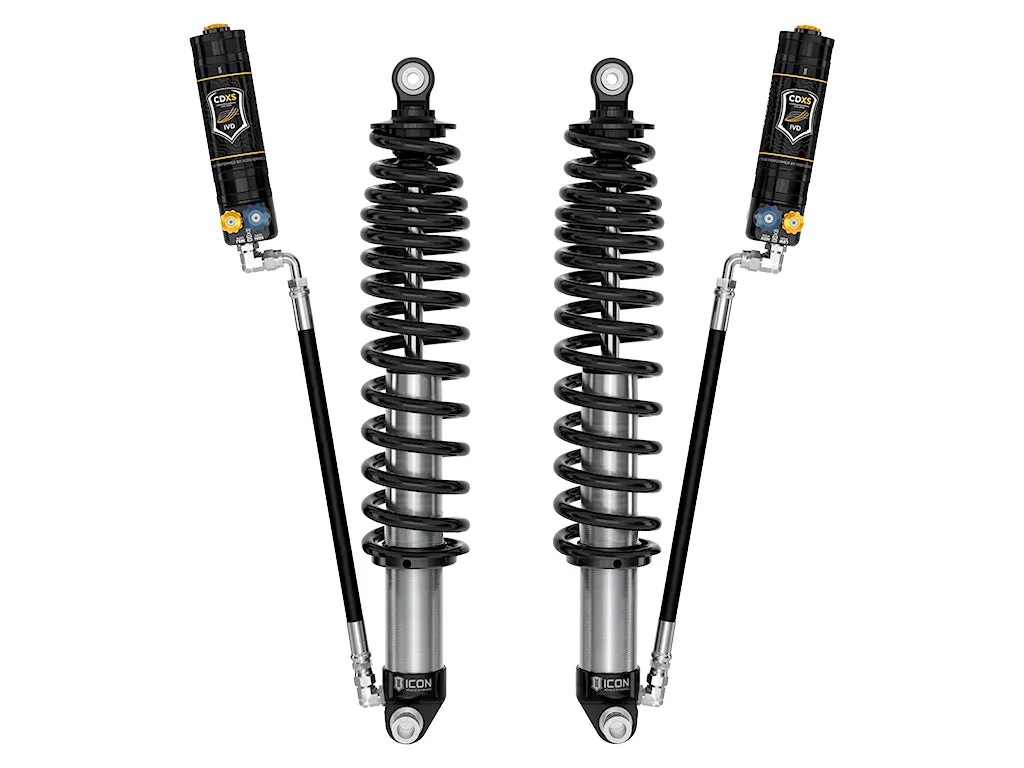 ICON 2021-2026 Ford Bronco, Rear, 1.25-3” Lift, V.S. 2.5 Series Coilover Kit, Remote Reservoir w/ CDXS, Heavy Rate Springs, Pair product image