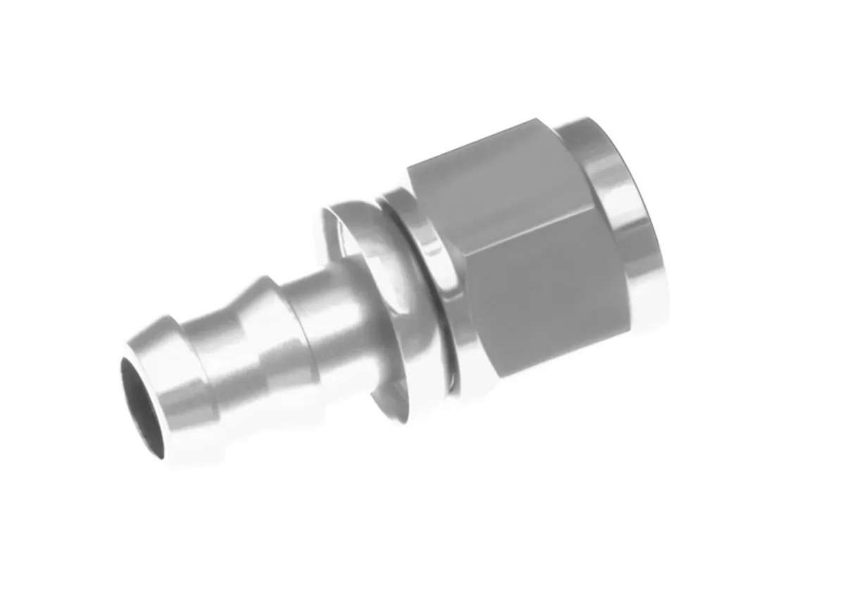 Redhorse Performance 06 Straight An/Jic Push Lock Hose End Clear