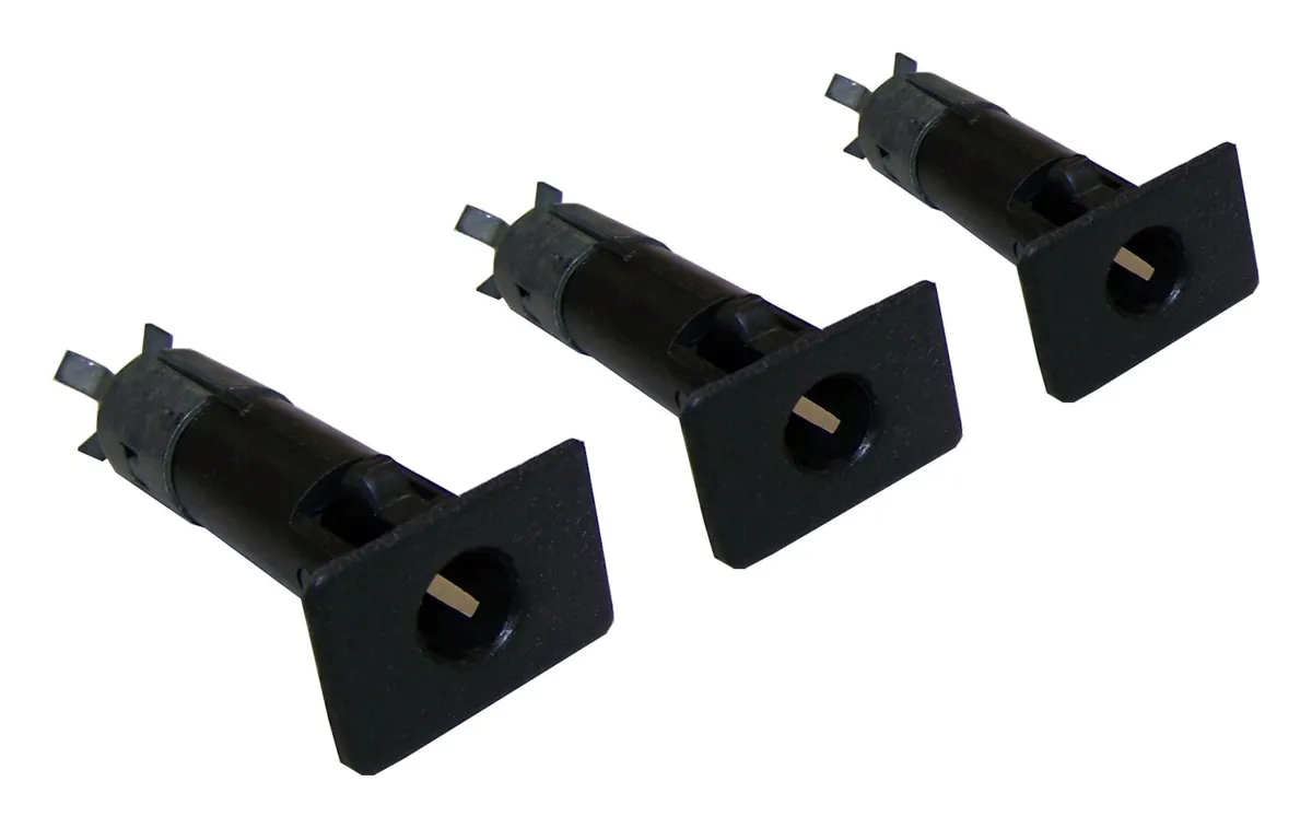 1987-1995 Wrangler YJ Includes 3 grommets; Cinder (Black) 1997-2006 Wrangler TJ Includes 3 grommets; Cinder (Black) product image