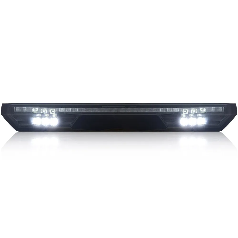 Gmc Chevy 19-21 Sierra Silverado 1500 4rd Gen 20-21 2500 3500 - Ultra High Power Red LED 3rd Brake Light Kit w Ultra High Power Cree Xml White LED Cargo Lights- Smoked Lens product image