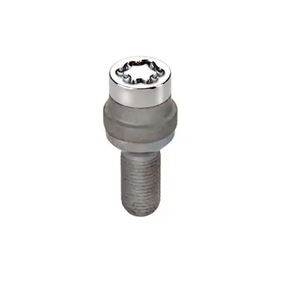 McGard Wheel Lock Set M14x1.5 Bolt Radius Seat 19mm Hex 35.4mm Shank Chrome
