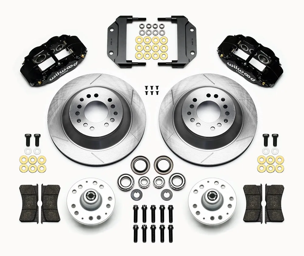 Wilwood Brakes Forged Narrow Superlite 6R Big Brake Front Brake Kit (Hub and 1PC Rotor) - 140-12272
