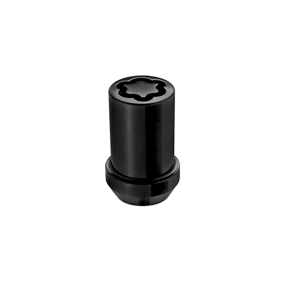 Wheel Lock Set M12x1.25 Nut Cone Seat Tuner 13/16 Hex 1.24 in Oal .796 in Dia product image