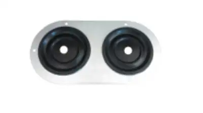 Seals-it Firewall Grommet 2-Hole 5.750in x 3in .375in ID