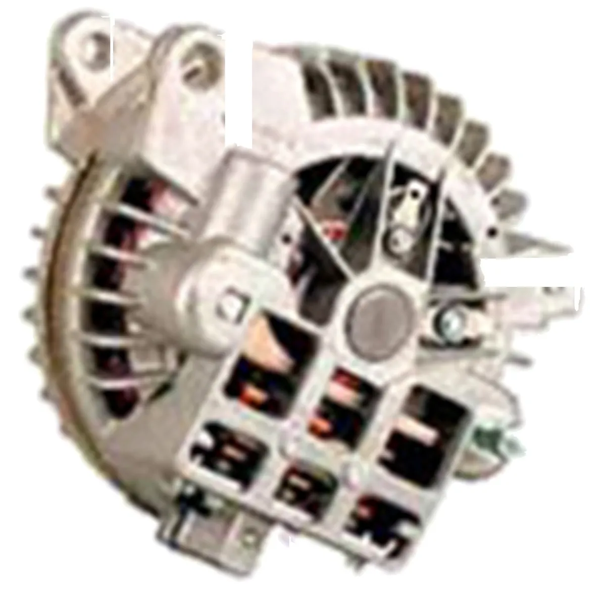 Alternator; Squareback; 95 Amp; 2 Groove V Type pulley; OE Only; Natural Finish; product image