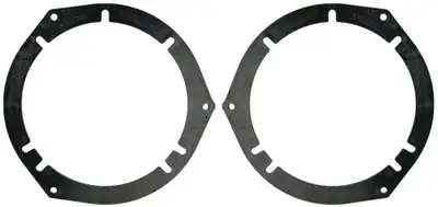 Metra Electronics Speaker Adapter Plates; Adapts 5.25 in. To 6 in. Or 6.5 in. Speaker To Oversized OEM 6.5 in. Opening;