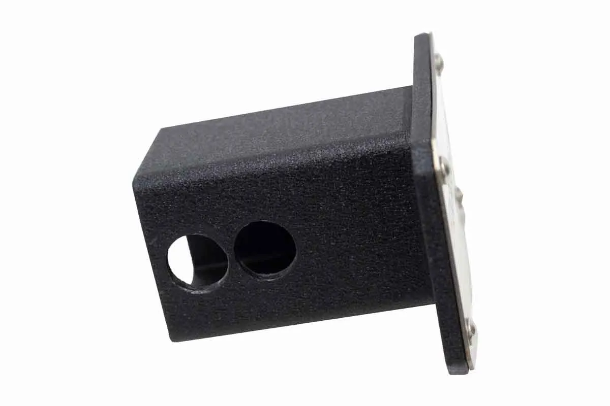 Hitch Cover For 2 Inch Hitch Black Powdercoated Steel Fishbone Offroad product image