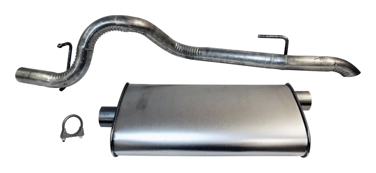 Crown Automotive Jeep Replacement 52101052AE Muffler & Tailpipe for 1996-2001 Jeep XJ Cherokee w/ 4.0L, 2.5L Engines product image